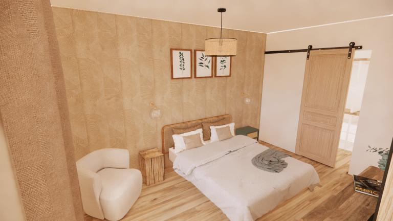 décoration et optimisation d'espace pour cet appartement à La ROCHELLE.